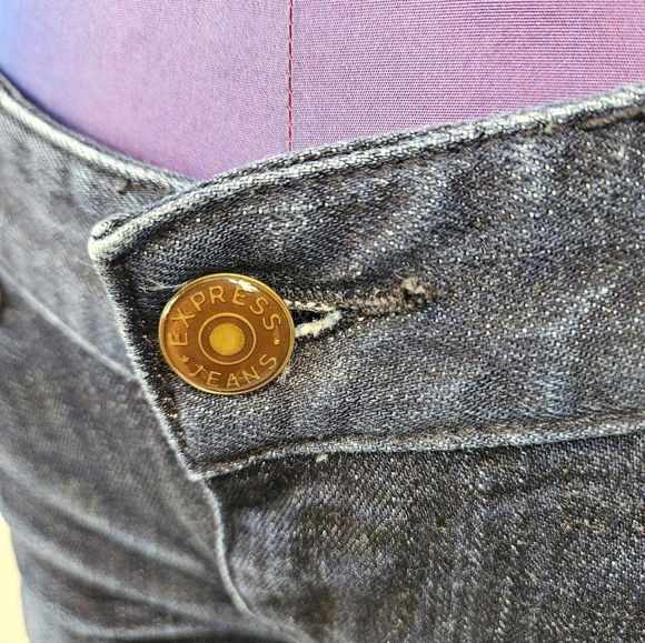 Express Zelda Dark Wash Stretch Denim Skinny Jeans Size 0 Short Women's - Picture 4 of 11